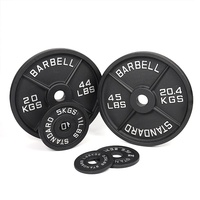 Plaques de musculation en fonte personnalisées en gros LB KG pour l'haltérophilie et l'entraînement personnel
