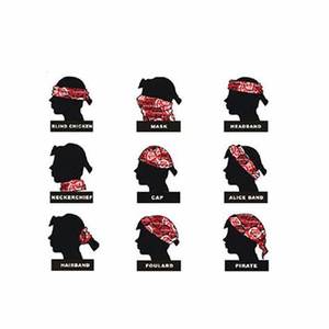 Écharpe de sport carrée en coton personnalisée, multifonctionnelle, masque de cyclisme d'extérieur, bandana décontracté - Product Image 6