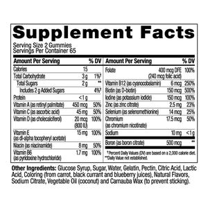 Caramelos de goma multivitamínicos masticables OEM para mujeres Vitaminas D C E Biotina Ácido fólico Apoya la piel saludable y los huesos fuertes - Product Image 3