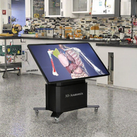 Table d'anatomie virtuelle 55 Instrument vétérinaire Équipement de dissection de chien en métal de haute qualité