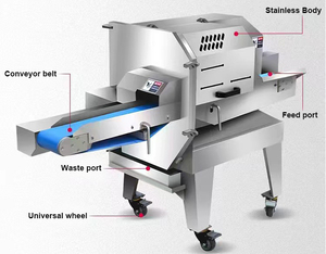 Nhựa Thương Mại Nhà Hàng Tự Động Slicer Lẩu hsz-260 Đông Lạnh Thịt Máy Cắt Đông Lạnh + Thịt + Slicer - Product Image 2