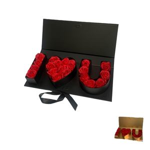 Vente en gros d'usine, boîte cadeau <span class=keywords><strong>surprise</strong></span> pour la fête des mères, boîte à fleurs, boîte à bonbons, couleur unie, tendance - Product Image 1