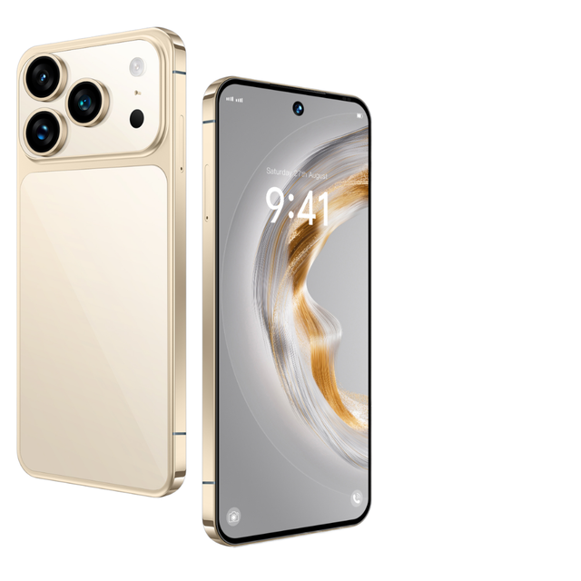 Wholesale Unlocked 17 Pro Max Octa Core Smartphone 64GB Large Memory 5G LTE 144Hz HD Screen 108MP Rear Camera