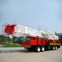 Plateforme de forage rotative montée sur camion XJ350 à moteur diesel pour le service de puits pétrolifères - Marque Qingchang