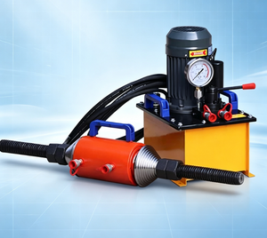 Bomba Hidráulica Compacta con Motor, Color Azul, Diseño Portátil para Uso en Construcción - Product Image 5