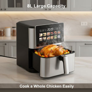 <span class=keywords><strong>Freidora</strong></span> de Aire Digital Profesional de 8L, Electrodomésticos de Cocina con Calentamiento Dual Superior e Inferior - Product Image 2