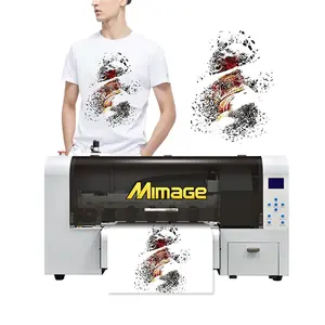 2024 latest A3 size DTF T-shirt garments powder clothes PET Film DTF printer Printing Machine A3 dtf printer price
