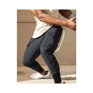 กางเกงคาร์โก้ผ้าฝ้ายหลายกระเป๋าสำหรับผู้ชายสวมใส่กลางแจ้งน้ำหนักเบาทนทานทันสมัยสวมใส่ง่ายคุณภาพพรีเมี่ยม - Product Image 2