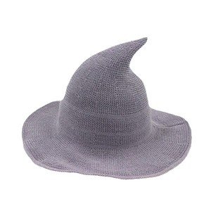 PARTYMENT Sombrero de bruja puntiagudo de algodón sólido para adultos, accesorios de cosplay para mujer para festivales de <span class=keywords><strong>Halloween</strong></span> - Product Image 5