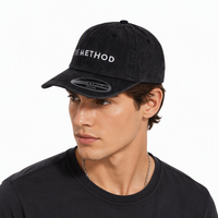 Casquette de baseball unisexe réglable en coton délavé, style vintage, non structurée, à 6 panneaux, pour un look sportif