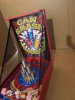 Jeu de stand de fête foraine commercial en bois écologique pliable, jeu de tir aux canettes, jeu de lancer de coupes empilables et de sacs de haricots