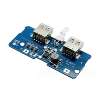 Module de suralimentation de batterie 18650, 3.7V à 5V 2A, carte mère/circuit imprimé pour batterie externe DIY/alimentation mobile