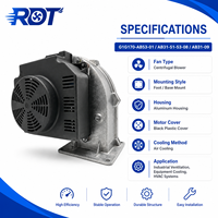Ventilador Centrífugo de Gas EC de Alto Flujo de Aire G1G170-AB31/51/53/08 con Rodamiento de Bolas para Sistema de Caldera de Condensación de Gas de Funcionamiento Continuo