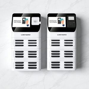 Estación de Carga Compartida <span class=keywords><strong>con</strong></span> Certificación CE FCC, 18 Ranuras, Quiosco de Alquiler de Baterías Portátiles, Estación de Carga de Teléfonos Públicos para Uso Comercial - Product Image 1