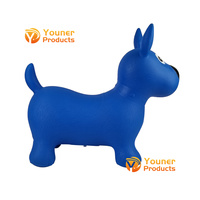 Jouets pour enfants en PVC gonflable, chien sauteur, jouets en caoutchouc et en plastique, chiot