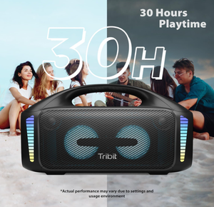 Tribit stormbox Blast 90W ลำโพงบลูทูธ IPX7กันน้ำออกแบบได้ลำโพงปาร์ตี้กลางแจ้งพร้อมพาวเวอร์แบงค์ - Product Image 3
