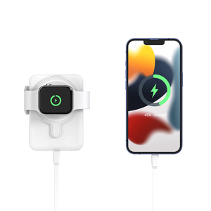 แบตเตอรี่สำรองไร้สายสำหรับ <span class=keywords><strong>iPhone</strong></span> <span class=keywords><strong>13</strong></span> <span class=keywords><strong>Pro</strong></span> <span class=keywords><strong>Max</strong></span> แบบพกพา สีดำ พร้อมแม่เหล็กแรงสูง ใช้ชาร์จสำหรับ <span class=keywords><strong>iPhone</strong></span> 12 <span class=keywords><strong>Pro</strong></span>, <span class=keywords><strong>13</strong></span> <span class=keywords><strong>Pro</strong></span> <span class=keywords><strong>Max</strong></span> - Product Image 4