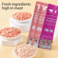 Hot Sale Cat Treat Stick Premium Pet Traktaties Snack Met Diverse Smaken Kippenrundvlees Groentefruit Gevriesdroogd Kattenvoer