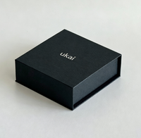 Boîtes en papier personnalisées avec logo, écologiques, pour bijoux (boucles d'oreilles, colliers, bagues), avec fermeture magnétique, pour accessoires cadeaux