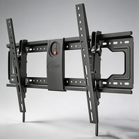 Soporte de Pared Fijo de Hierro Resistente para TV LCD de 65-90 Pulgadas, Certificado RoHS, Color Negro, Marca NB, Uso Comercial, Venta al Por Mayor