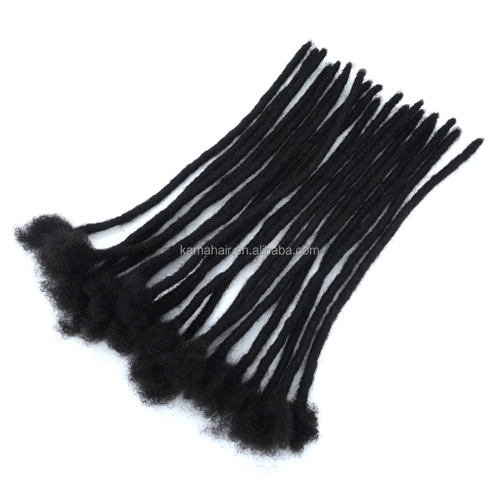 KAMA Wholesaft Human Hair Soft Dreadlock Extensions Deadlock Maintenance Dread Loc Extension for Black Hair Detail Section 5