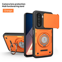 Coque de téléphone transfrontalière pour 17 Pro Max et Redmi Note 15 Pro avec béquille magnétique intégrée, motif animal, en matériau PCTPU