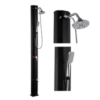 2024 60L PVC outils de jardin extérieur colonne de douche solaire piscine bord de mer sable plage panneau de douche avec douchette salle de bain