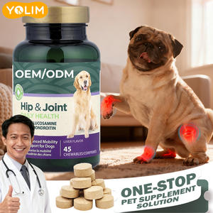 OEM モビリティと柔軟性を促進する犬用股関節チュアブル錠 グルコサミン高含有 ペットヘルスケア＆サプリメント - Product Image 1