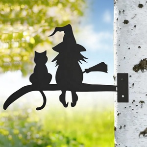 Décorations de jardin en métal : décorations rondes effrayantes, libellules originales, coccinelles en acier, abeilles en métal, ornements de bordure Edge Eagle - Product Image 1