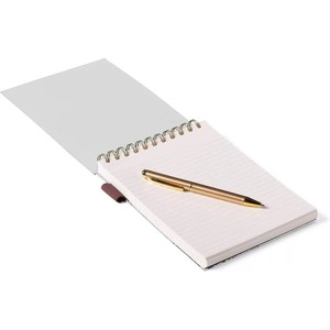 Ciltli A5 bobin kalemli not defteri Set ofis toplantı yaprak dizüstü kalınlaşmış yatay çizgi öğrenci not defteri özel Logo - Product Image 3