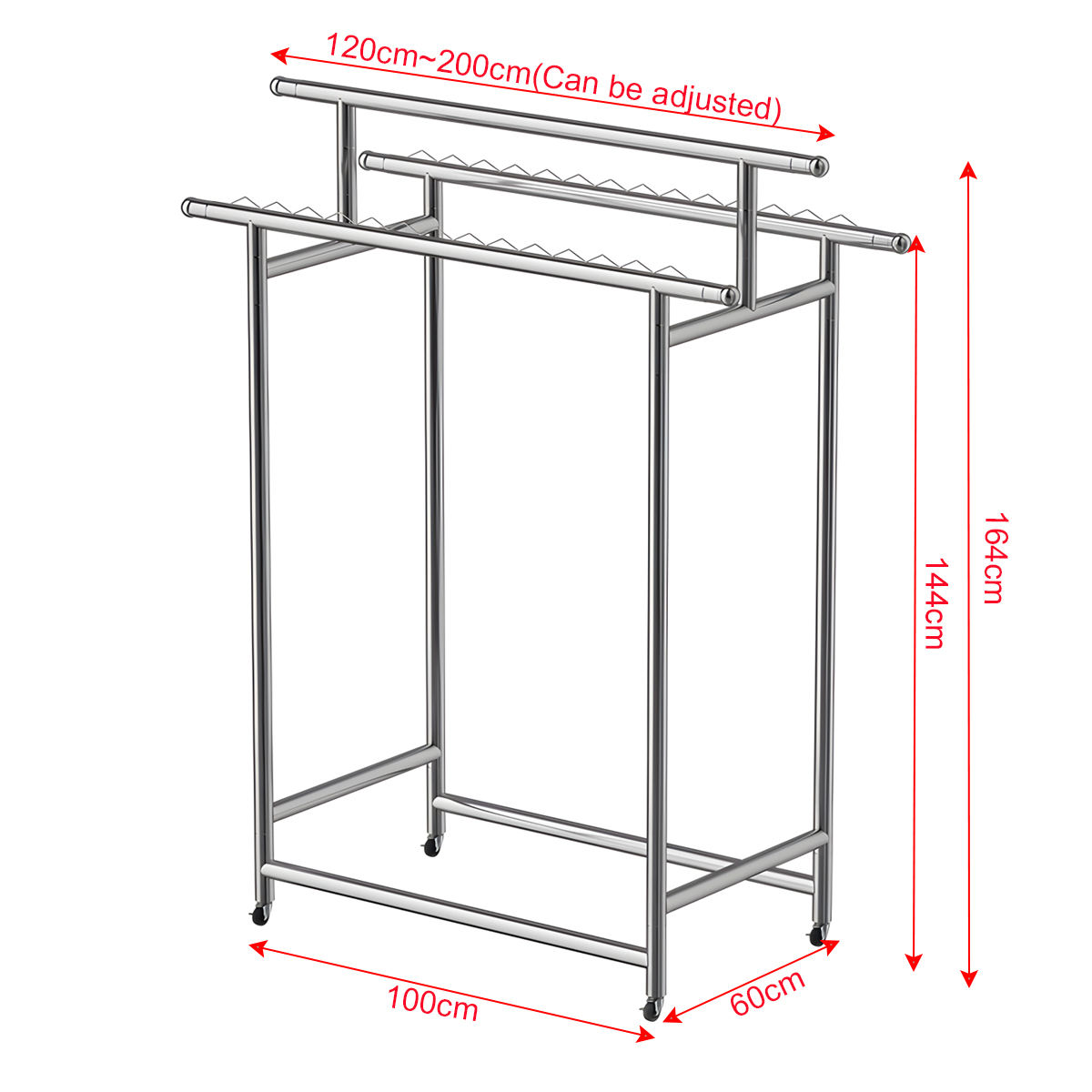 acciaio inossidabile Con ruote