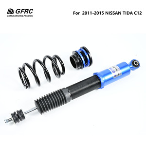Amortiguador Coilover Monotubo GFRC con Amortiguación No Ajustable para <span class=keywords><strong>Nissan</strong></span> <span class=keywords><strong>Tiida</strong></span> C12/Sentra B17 2012-2017, Altura de Carrocería Ajustable - Product Image 4