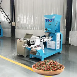 Full Automatic Pet Dog Cat Food Fish Float Aquatic Feed Processing Production Line Making Machine