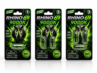Emballage personnalisé pour pilulier Rhino, solution d'emballage de luxe pour compléments masculins, solution de vente en gros