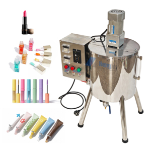 Machine de remplissage manuelle pour rouge à lèvres 15L 30L 50L avec mélangeur chauffant et trémie pour rouge à lèvres, baume à lèvres, cosmétiques, machine de remplissage à chaud - Product Image 6