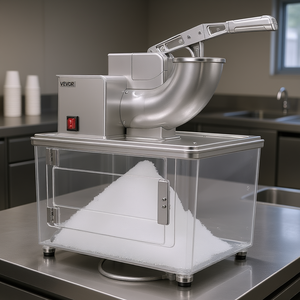 Machine à glace pilée Vevor 661Lbs H, électrique, commerciale, en acier inoxydable, prête à l'emploi, équipement de cuisine - Product Image 2