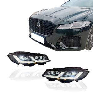 Phares LED pour <span class=keywords><strong>Jaguar</strong></span> XF F-<span class=keywords><strong>PACE</strong></span> 2016-2021, style double <span class=keywords><strong>J</strong></span>, ensemble de phares à LED complets - Product Image 1