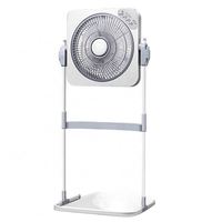 Ventilateur électrique silencieux pour la maison, ventilateur de sol vertical de 12 pouces, ventilateur de table pivotant, export transfrontalier, ventilateur électrique à télécommande et réglage de hauteur