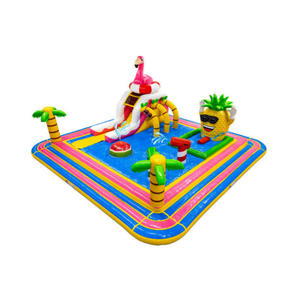 Parque Acuático Inflable Comercial con Juegos Deportivos para Parques de Diversiones, Colección Inflable de Piña Hawaiana - Product Image 6