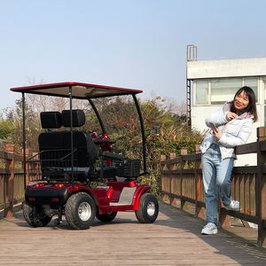 <span class=keywords><strong>Scooter</strong></span> Eléctrico <span class=keywords><strong>WISKING</strong></span> de 48V 1200W con Motor sin Escobillas, <span class=keywords><strong>Scooter</strong></span> de Movilidad de Cuatro Ruedas de Alta Resistencia con Doble Asiento, Techo y Parabrisas - Product Image 6