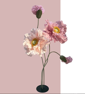 Fiori <span class=keywords><strong>di</strong></span> <span class=keywords><strong>carta</strong></span> artigianali giganti-Set <span class=keywords><strong>di</strong></span> 4 papaveri <span class=keywords><strong>di</strong></span> <span class=keywords><strong>carta</strong></span> leggeri rispettosi dell'ambiente per decorazioni <span class=keywords><strong>di</strong></span> compleanno e <span class=keywords><strong>di</strong></span> nozze - Product Image 3