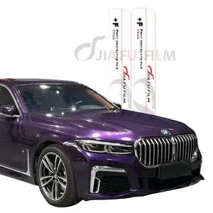 紫色威尼斯自粘聚氯乙烯汽车包装乙烯基薄膜定制汽车造型，防沙和隐私保护-5年保修