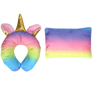 Coton dessin animé jouet poupée sac de couchage masque pour les yeux simple Angle en forme de U oreiller 14 pouces 18 pouces pour Reborn bébé accessoires arc-en-ciel - Product Image 3