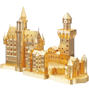 Piececool <span class=keywords><strong>Neuschwanstein</strong></span> lâu đài <span class=keywords><strong>3D</strong></span> kim loại câu đố tự làm xây dựng mô hình thủ công xây dựng thủ công kit đồ chơi giáo dục cho người lớn - Product Image 2