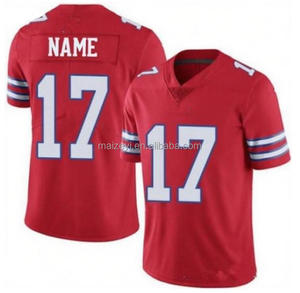 Camiseta de fútbol americano de Keon Coleman 10 Khalil <span class=keywords><strong>Shakir</strong></span> 17 Josh Allen 3 Damar Hamlin 86 Dalton Kincaid de la mejor calidad personalizada - Product Image 3