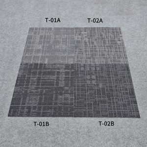Dalles de moquette modulaires pour sols commerciaux, design carré, système d'absorption acoustique pour les espaces de travail - Product Image 6