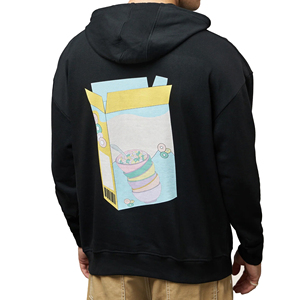 Sweat à capuche épais et vierge en coton mélangé avec logo personnalisé, basiques pour hommes, sweat à capuche imprimé pour hommes - Product Image 1