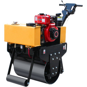 Rouleau compresseur de petite taille à haute efficacité |   Compacteur vibrant manuel pour gravier d'asphalte - Product Image 4