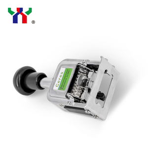 Máy số loại đẩy với 7 chữ số, có đòn bẩy và mực - Product Image 3