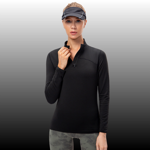 Camiseta Deportiva <span class=keywords><strong>de</strong></span> Manga Larga <span class=keywords><strong>de</strong></span> Forro Polar para Mujer, Secado Rápido, Elástica, Ajustada, Ropa Deportiva para Correr, Entrenamiento, Fitness, Yoga - Product Image 2